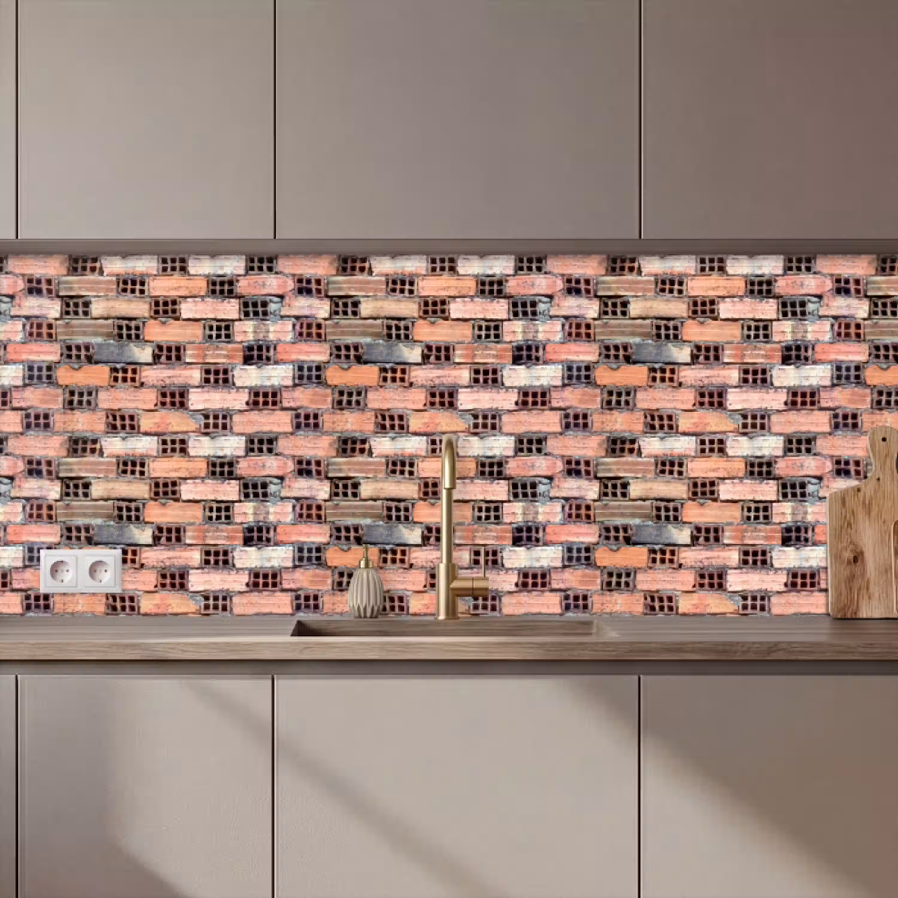 Oud - Stenen - Muur keuken achterwand 2 middel 871 zz_3dshopping