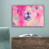 Discobal - Pink - Verf canvas 2cm klein -sfeer4