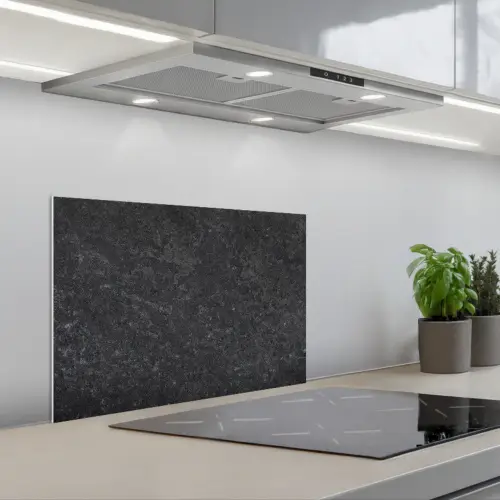 Beton - Grijs - Textuur - Retro - Industrieel keuken achterwand spatscherm klein -3d_schuin