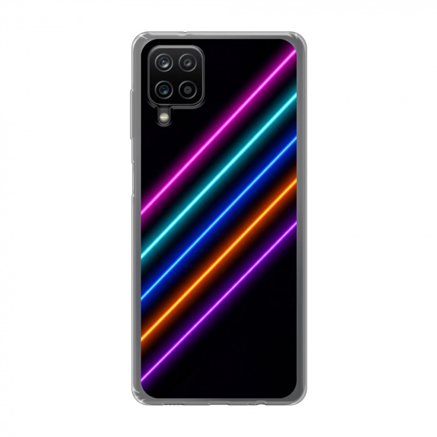 Esthetiek - Retro - Neon Telefoonhoesje Samsung Galaxy A12 klein -3d