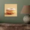 Donut - Romig - Poedersuiker - Beige aluminium wit klein -sfeer2