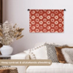 Madelief - Retro - Terracotta Wandkleed katoen klein 269 -sfeer1