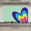Hartjes - Kleurrijk - Valentijn keuken achterwand spatscherm klein -3d_website