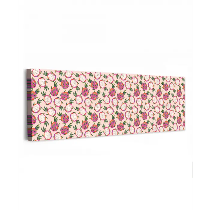Drakenfruit - Patroon - Roze canvas 2cm klein 828 -z3d