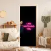 Man - Tekst - Neon deurposter klein -sfeer2