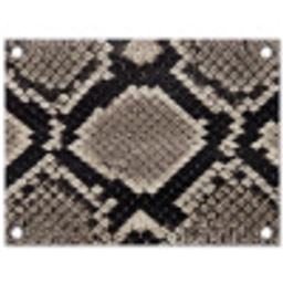 Slangenleer - Patroon - Beige tuinposter los doek klein -3d