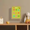 Vormen - Educatief - Leren voor kinderen - Groen Light Box met kabel (Wandlamp kind) klein -sfeer2_kind