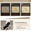 Quote - Lucky - Regenboogkleuren Light Box met batterij (Wandlamp) middel -USP_dimbaarNL