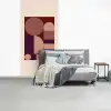 Geometrisch - Cirkels - Rood fotobehang vinyl groot -slaapkamer