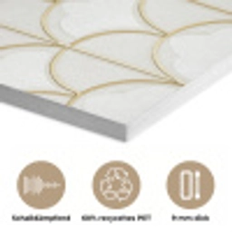Mozaïek - Bogen - Goud PET vilt klein 837 -closeup_DE
