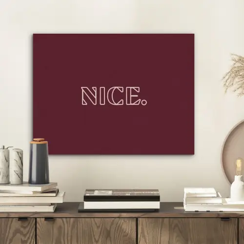 Bordeaux - Nice - minimalistisch PET vilt klein -sfeer1