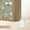 Botanisch - Vogels - Groen Light Box met batterij (Wandlamp) middel 907 -USP_websiteoplaadbaarNL
