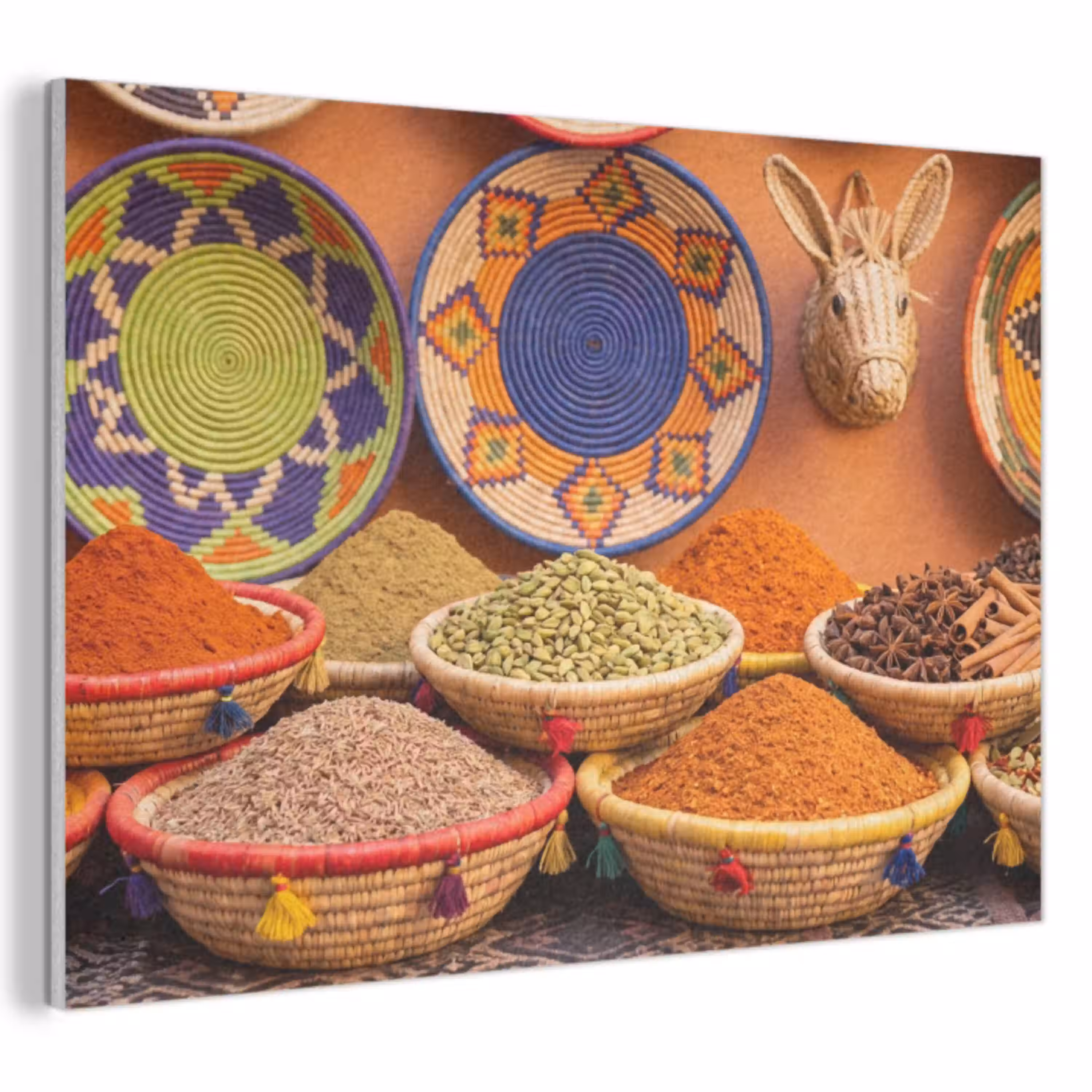 Eten - Kleurrijk - Cultuur PET vilt klein -3d