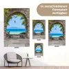 Een poort naar paradijs tuinposter los doek klein -Xsfeer9_DE