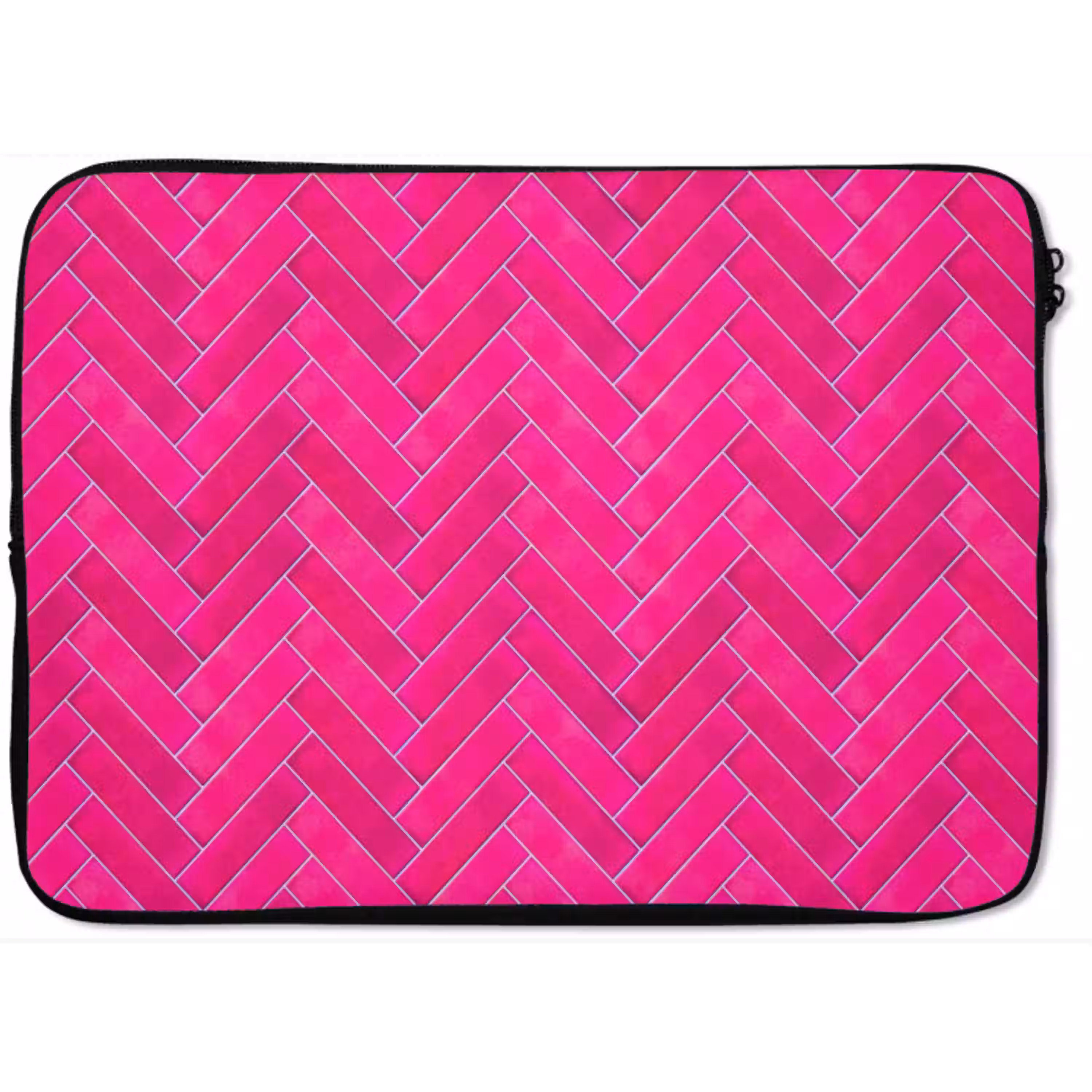 Visgraat - Wandtegel - Fuchsia - Roze laptophoes neopreen klein 279 -zkaufland3dotto