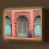 Lantaarn - Deur - Turquoise Light Box met batterij (Wandlamp) middel -z3d_website