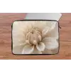 Bloem - Dahlia - Wit laptophoes neopreen klein -tafel