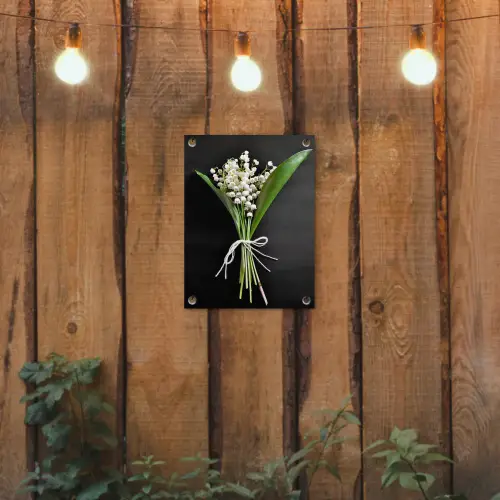 Lelietjes van dalen - Bloemen - Stilleven - Flora tuinposter los doek klein -sfeer1