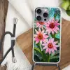 Bloemen - Roze - Glasmozaïek Hoesje iPhone 16 Pro Max met koord klein -sfeer4