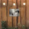 Kleurenpalet - Penseelstreken - Beige - Nevelig tuinposter los doek klein -sfeer1