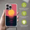 Zon - Geel - Bergen - Water Hoesje iPhone 16 Pro Max met koord klein -sfeer2_NL