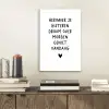 Quotes - Herinner je gisteren droom over morgen geniet vandaag - Spreuken aluminium wit klein -sfeer1