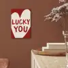 Lucky - Hart - Rood aluminium wit klein -sfeer4