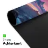 bergen-sterren-kleurrijk-neon Muismat XXL klein -sfeer2