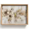Abstracte vierkanten - Aardetonen - Mistig Dienblad Rechthoek middel -z3d_shopping