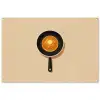Pannenkoek - Koekenpan - Boter - Minimalistisch tuinposter los doek groot -3d
