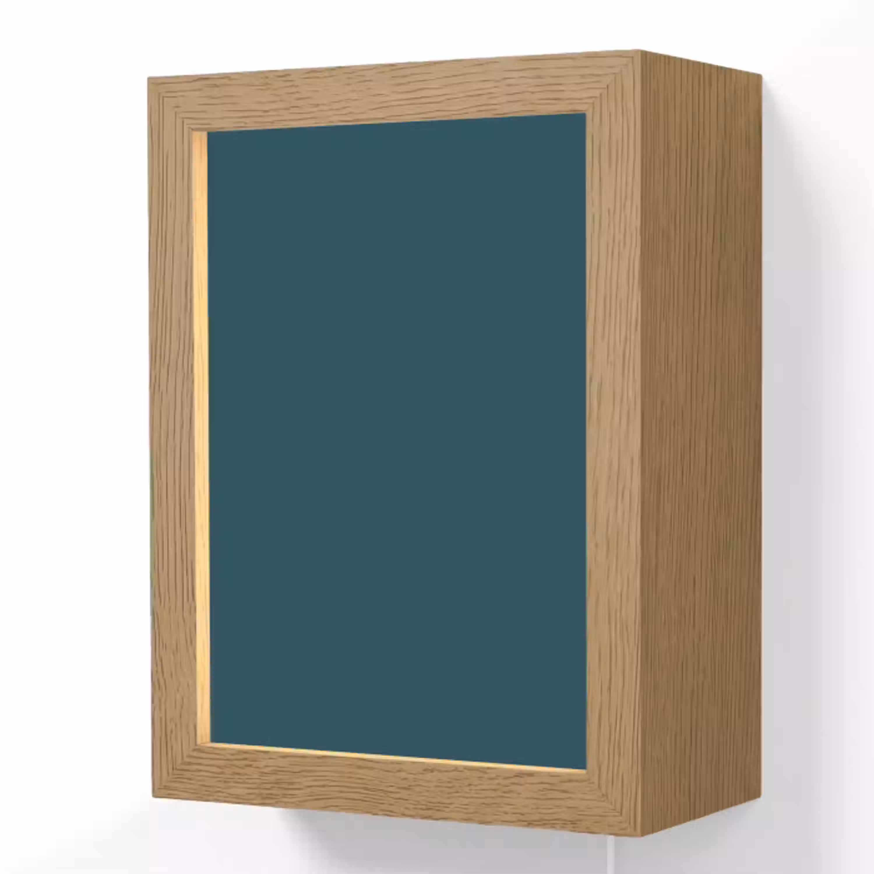 Dark - Indigo - Blauw Light Box met kabel (Wandlamp) klein 929 -3d