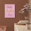 Lucky - Love - Valentijn - Roze PET vilt klein -sfeer4