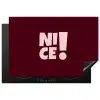 Nice - Uitroepteken - Rood Inductie beschermer vinyl 3mm klein -3d
