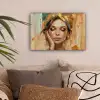 Vrouwen - Portret - Luxe - Goud canvas 2cm klein -sfeer1