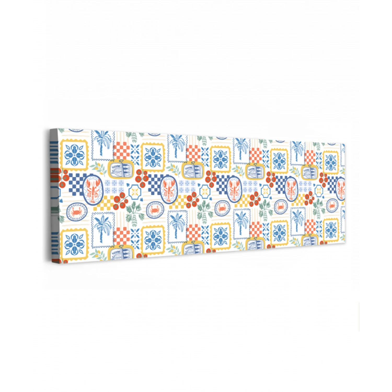 Zee - Sfeer - Tomaat -  Mozaïek canvas 2cm klein 828 -z3d