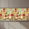 Patronen - Bloemen - Kleuren keuken achterwand 2 middel 871 zz_3dshopping