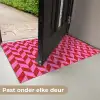 Patroon - Zigzag - Rood Deurmat klein -USP_NL