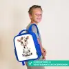 Baby koe Kinderrugzak - Blauw middel -sfeer3_NL