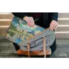 Berg - Skyline - Strand - Water laptophoes neopreen klein -tas