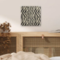 Zebra - Print - Klassiek - Zwart plexiglas 5mm klein 11 -sfeer4