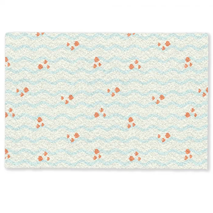 Golf - Vis - Blauw - Oranje Deurmat klein 898 -zkaufland3d