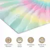 Pasteltinten - Tie dye - Roze poster papier klein -closeup_NL