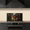 Festoen van vruchten en bloemen - Schilderij van Jan Davidsz. de Heem keuken achterwand spatscherm klein -sfeer1