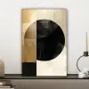 Abstract - Goud - Zwart - Kunst canvas 2cm klein -sfeer6
