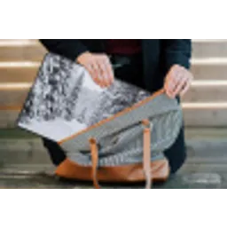 Bos - Winter - Sneeuw - Pad - Natuur laptophoes neopreen klein -tas