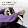 Abstract - Golven - Zwart - Verweerd Inductie beschemer met haakjes klein -ky-ophangen-nl