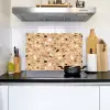 Terrazzo - Patroon - Kleurrijk - Oranje Inductie beschemer met haakjes klein 777 -sfeer2