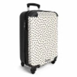 Valentijn hartvormig patroon zwart NBS - Handbagage koffer - Vrouwen middel -productfoto_3d