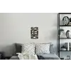 Cheers - Japandi - Zwart - Letters Muursticker klein -slaapkamer