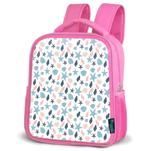 Klein - Oceaan - Rif - Multi Kinderrugzak - Roze middel 863 -schuin